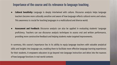  Filipino Learners' Discourse: Intertwining Pedagogical and Linguistic Dimensions! A Journey Through Cultural Nuances